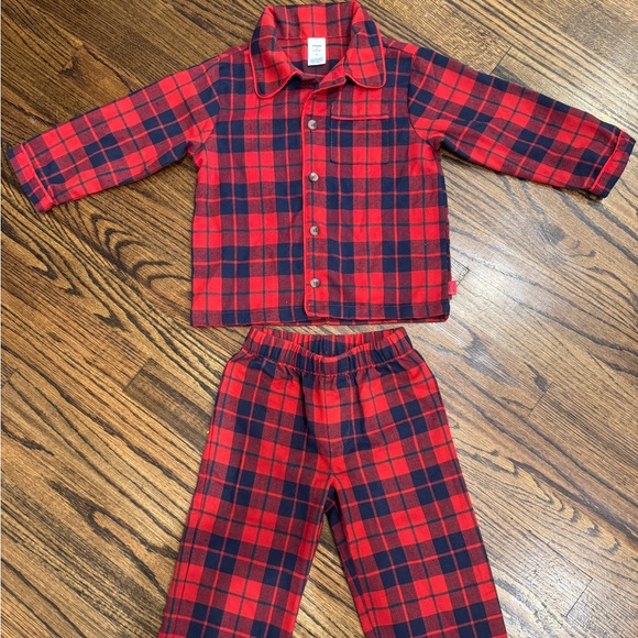 Janie & Jack 2T holiday pajamas - Picture 1 of 5